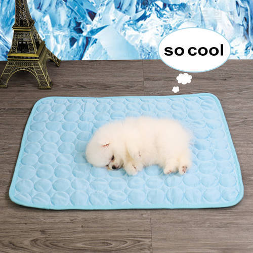 Pet Summer Cooling Mat Natural Cooling Can Put Dog House Sofa Cat Bed Washable For Small Medium Large Dogs Cat Cool Material