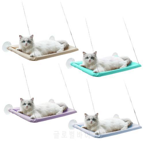 2022 New Cat Hanging Hammock Window Mounted Cat Bed with Steel Wire Suction Cups