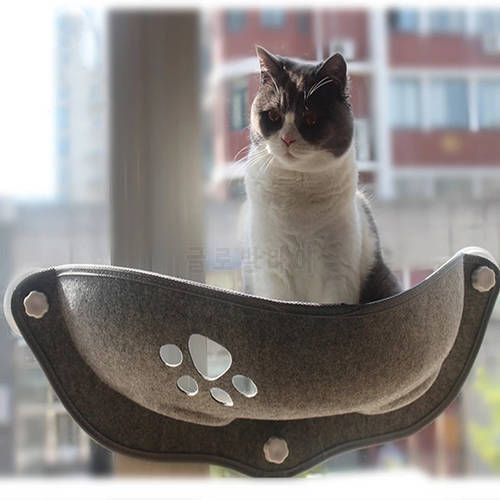 Cat Sunny Window Hammock Beds With Strong Suction Cups Pet Lounger Suction Hammocks Cats House shelf Comfortable Warm Ferret Bed