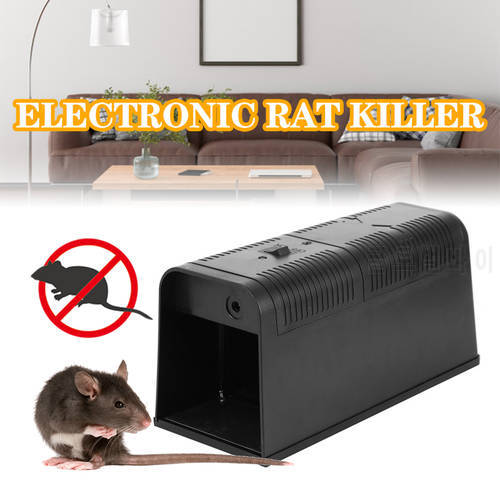 Electric Mousetrap Rat Trap Mice Killer Humane Rodent Catching Catcher Reusable Smart Hige Voltage Pest Control Killing Trap
