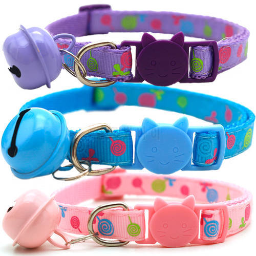 Cat Collar, Pet Cat Collar, Color Lollipop Collar for Cats, Pet Accessories Cat Accessories