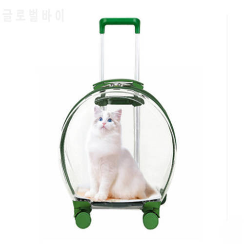 Vent design bubble box outdoor trolley case mute suitcase cat and dog bag labor-saving portable wear-resistant universal wheel