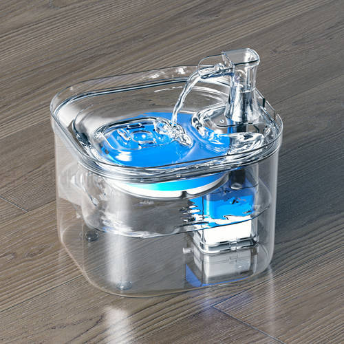 Auto Cat Fountain Running Water Drinker For Cat Dog Automatic Filter Smart Transparent Pet Drinking Dispenser Motion Sensor USB