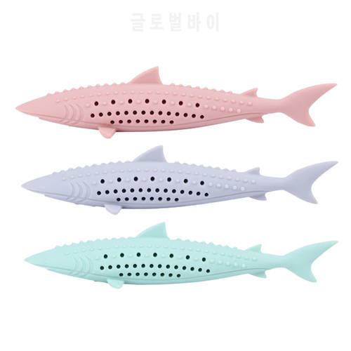 Silicone Mint Fish Cat Toy Pet Catnip Soft Clean Teeth Toothbrush Chew Cats Toys Molar Stick Teeth Cleaning Kitten Pet Products