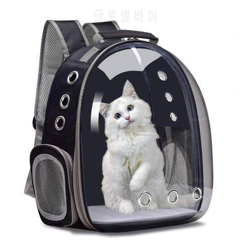 New Cat Carrier Bag Cat Transport Backpack Bag Travel Pet Portable Breathable Dog Backpack Transparent Bags Carrier Pet For Cat