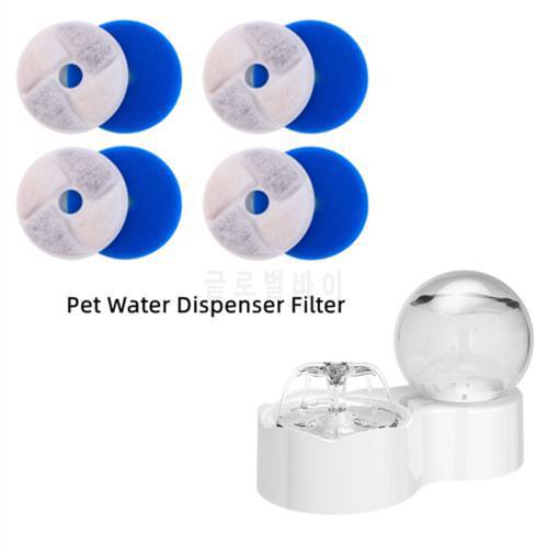 Replacement Activated Carbon Filter For Cat Water Drinking Fountain Replaced Foam Filters For Pet Dog Square Fountain Dispenser