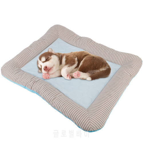 Pet Dog Cat Ice Pad Teddy Mattress Puppy Cooling Mat Cat Summer Ice Silk Cooling Mat Pet Cool Mat Bed Comfort Sleeping Bed Pad