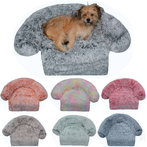 Variants Pet Sofa Dog Bed Calming Bed Large Dogs Pad Blanket Winter Warm Cat Bed Mat Couches Car Floor Protector Dropshipping