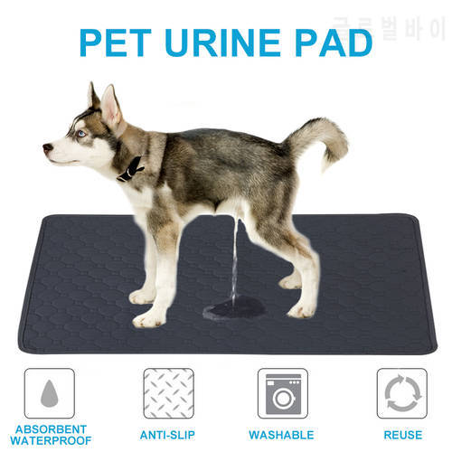Washable Pet Dog Pee Pad Blanket Waterproof Reusable Dog Diapers Puppy Training Pad Dog Bed Diaper Pet Blanket DOG Accessories