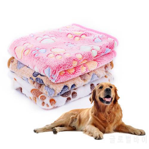 Thicken Fleece Blanket Dog Cushion Bedding for Dogs Sofa Cushion Warm Soft Cat Dog Cover Blanket Home Washable Dog Bed Mat