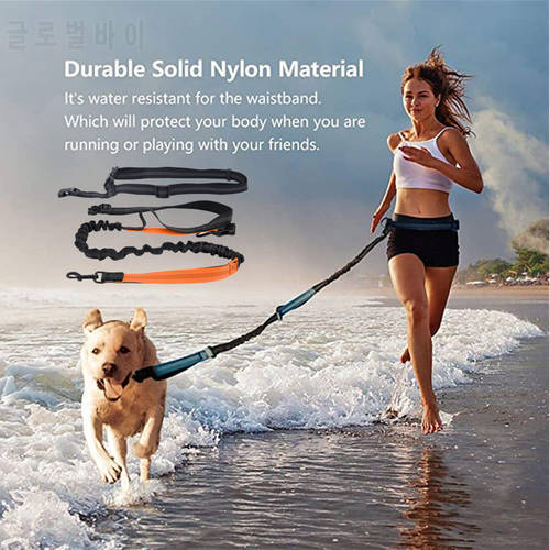 Adjustable Hand Free Leash for Dog Walking Running Jogging Elastic Dog Leashes Waist Belt Chest Strap Traction Rope Pet Supplies