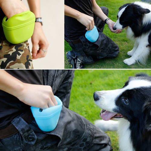 Pet Dog Training Bag Portable Treat Snack Bait Dogs Obedience Agility Outdoor Feed Storage Pouch Food Reward Waist Bag wholesale