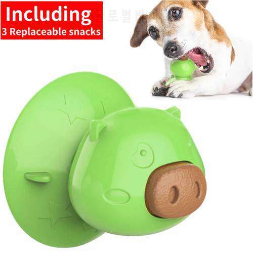 Pet Dog Toy Interactive Lick Balls Pet Dog Cat Puppy Chew Toys Ball Teeth Chew Toys Tooth Cleaning Balls Food