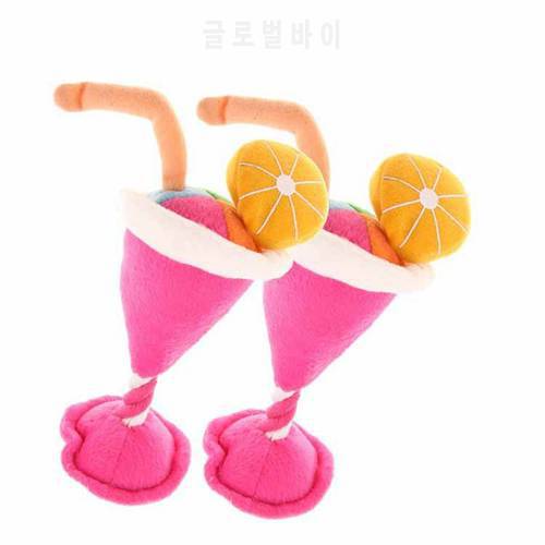 Pet Dog Ice Cream Toy Cute Plush Sound Toy Interactive Pet Chewing Toy Pet Sound Toy Dog Squeaky Toy Puppy Bite-resistant Toy