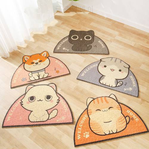 Cute Pet Placemat Cat Tea Coaster Cup Holder Mat Coffee Drinks Drink Silicon Coaster Cup Pad Placemat Kitchen Accessorie