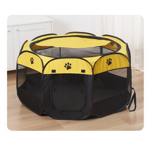 Deluxe Premium Pet Dog Playpen Portable Soft Dog Exercise Pen Kennel with Carry Bag for Dogs, Cats, Kittens, and All Pets