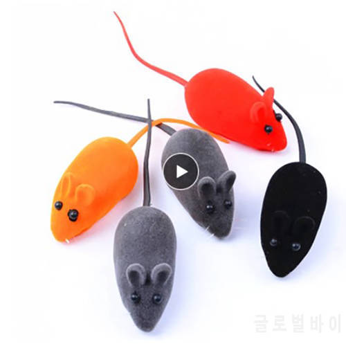 Cat Toy Sounding Plush Mouse Shape Entertainment Pet Supplies Vinyl Interactive Play The Plush Silicone Realistic Teasing Funny
