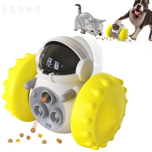 Interactive Dog Toy Dog Feeder IQ Treat Robot Pet Toys Food Dispenser Balance Swing Car Slow Feeder for Cat Dog Supplies