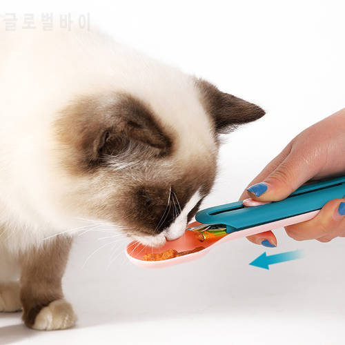 Treats Spoon Cat Feeder Wet Treats Strip Lickable Squeeze Spoon Pet Liquid Snacks Feeding Spoon Feeding Creative Pet Feeder