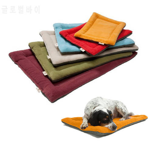 Soft Dog Beds Mats Cat Cushion Pet Mats Puppy Sleep Bed Kennel Warm Thick Blanket Matress For Small Medium Large Dogs Bed