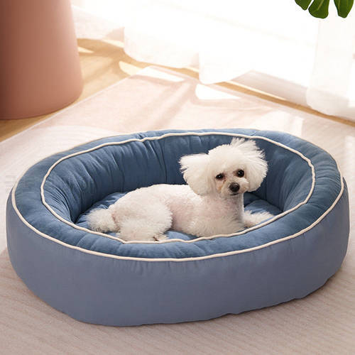 Breathable Solid Beds & Sofas Dog Sofa Pets Beds Large Dog Bed Round Bed Dog Blanket Dog Mat Dog Kennel Pet Supplies