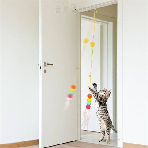 Funny Self-hey Simulation Mouse Cat Toy Hanging Door Retractable Cat Stick Scratch Rope Mouse Cat Interactive Toy Cat Supplies