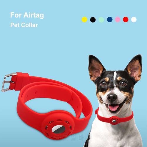 Pet Smart GPS Tracker Collar Anti-lost Stretchy Bracelet Cat Dog Collars Strap for Airtags Bluetooth Locator Accessories