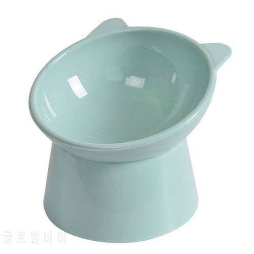 Pet Cat 45° tilt Angle Bowl Feeding PP Bowl Dogs Protects Cervical Vertebravels High Feeding Easy to Clean Cat Bowls New Arrival