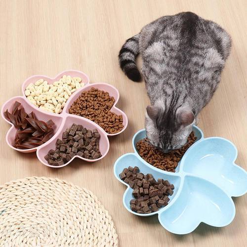 Reusable Cat Bowl Multi-use Cat Dog Food Feeding Bowls 4 In 1 Puppy Bowl for Kitten Puppy Bowl cat accessories миска для кошки