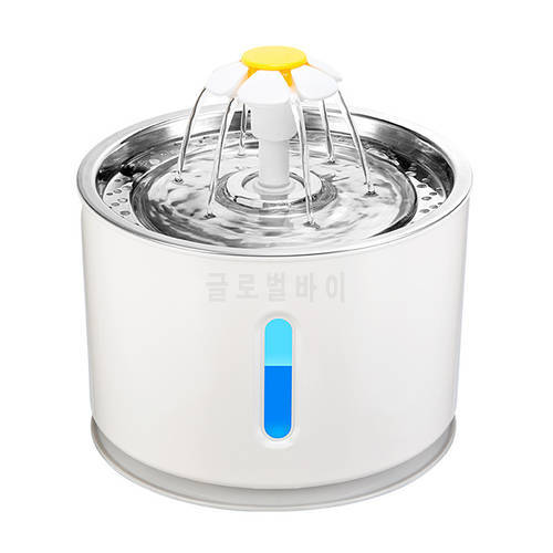 2.4L Pet Drinking Feeder Cat Water Fountain Waterfall Dog Water Dispenser Automatic Filter Drinker Health Caring Water Feeder