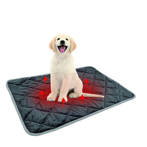 Self Warming Thermal Crate Pad Cat Bed Self Heating Dog Mat Washable Anti Slip Dog Crate Pad Perfect for Bed Crate and Kennel