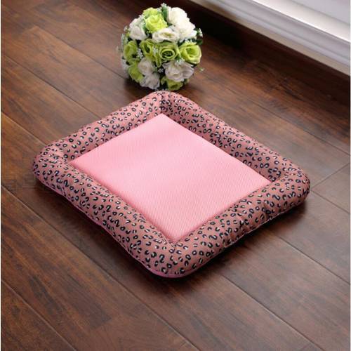 Washable for Large Medium Small Pets Sleeping Summer Cool Dog Mats Food and Water Anti Slip