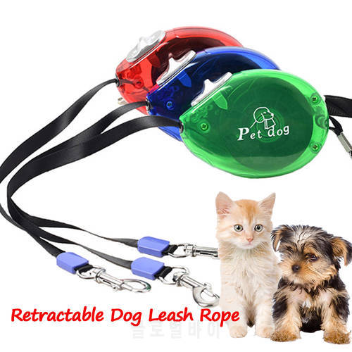 2.5m Mini Automatic Retractable Dog Leash Rope Outdoor Training Pet Leash Belt Roulette Long Lanyard Puppy Small Dogs Lead Stuff