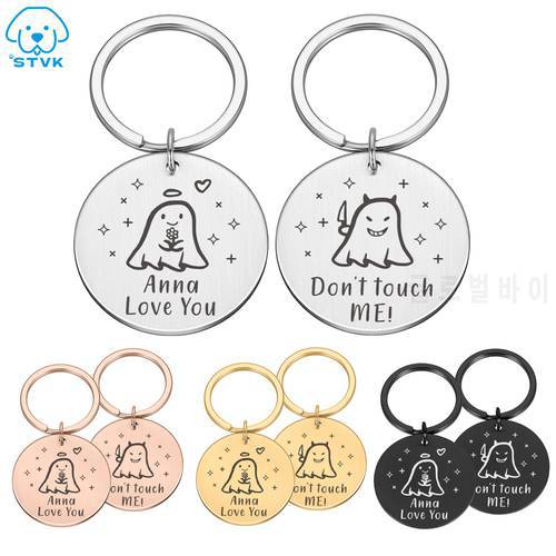Free Customized Funny Designer Pet Tag for Cat Dog Personalised Dogs ID Tags Collar Cat Puppy Collars Pets Supplies Accessoires