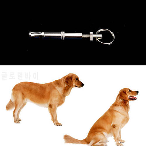 Pet Dog Whistle Stop Barking Flute Puppy Animal Training Ultrasonic Sound Repeller Keychain xqmg