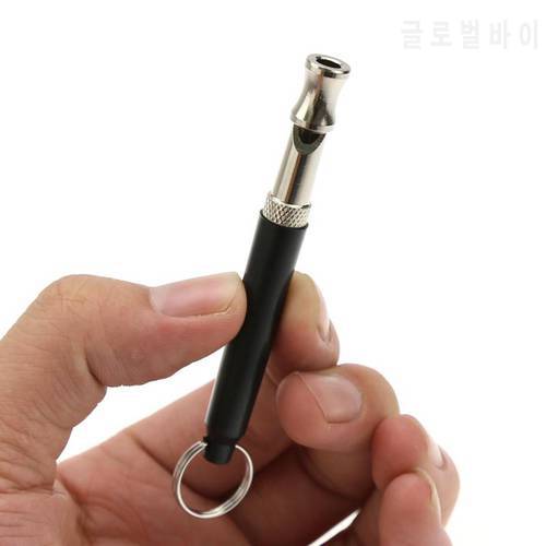 Hot 1pcs Black Ultrasonic Flute Dog Whistles For Training Sound Whistle Supersonic Obedience Pet Puppy Dog Whistle Dropshipping