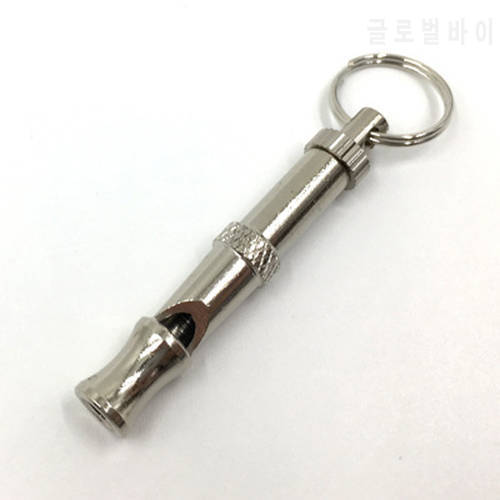 Home Outdoor Loudly With Keychain Practical Adjustable Sound Portable Training Durable Stainless Steel Pet Dog Whistle