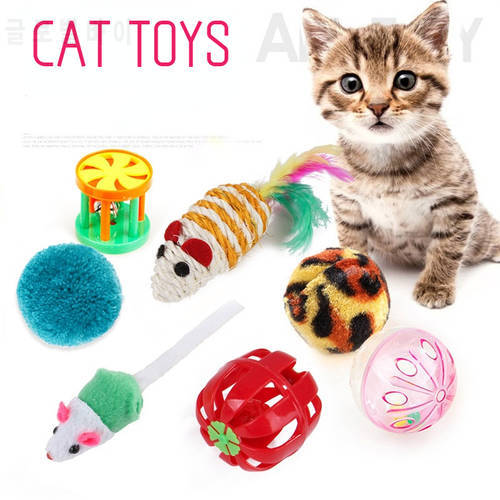 Cat Toy Pet Cat Sisal Scratching Ball Training Interactive Toy for Kitten Pet Cat Supplies Funny Play Feather Toy cat accessorie