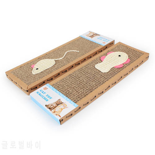 Cat Scratching Pad Pet Corrugated Cardboard Claw Grinding Toy Scraper Playing Training Exercise Toys Pet Supplies