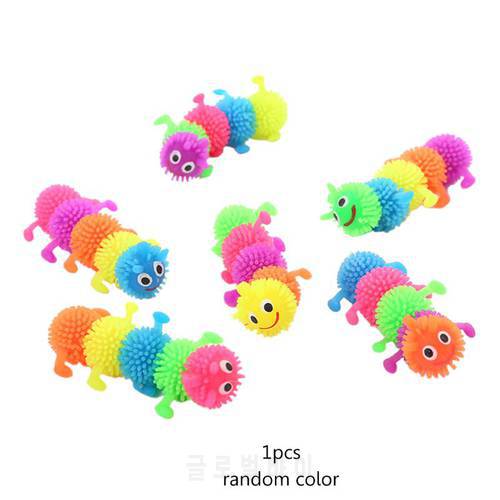 Funny Cat Toy Simulation Caterpillar Rubber Puppy Tidy Home Chew Toy Cat Accessories