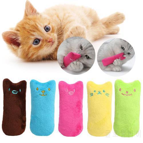 Pet Plush Catnip Toy Supplies Short Plush Healthy And Safe Five Colors To Choose Funny Cute Soft Happy Popular New Style