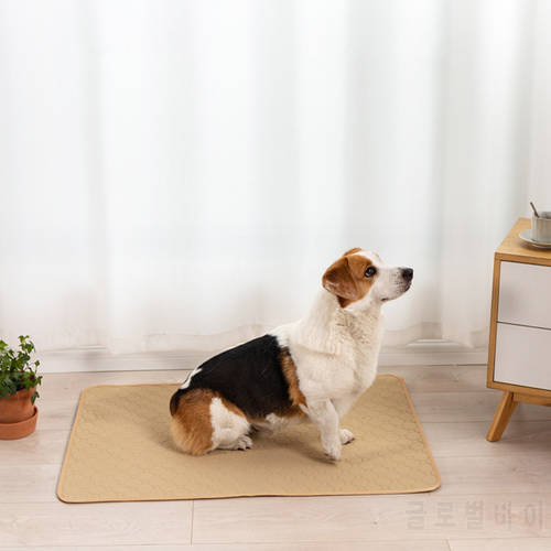 Dogs Washable Diaper Pet Urine Absorbent Reusable Mat Pads Puppy Training Reuse Changing Pad Large Dog Anti-slip Piss Mats