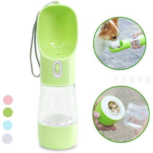 Pet Outdoor Water Cup Portable Accompanying Feeding Bowl Dog Cat Travel Dual-use Drinking Bottle Feeder Portable Food Travel