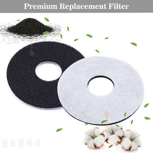 10pcs Activated Carbon Filter For Cat Dog Automatic Water Fountain Feeder Replacement Drinking Dispenser Filter Accessories
