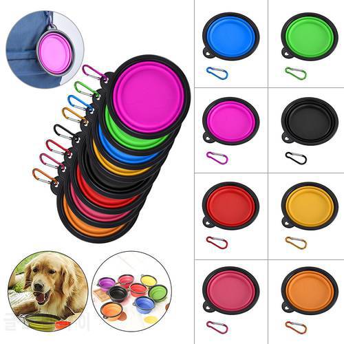 Foldable Puppy Big Dog Travel Bowls for Dogs Cats Safety Pet Cat Drinking Bottle Dog Water Food Bowl Pets Feeder Cat Accessories