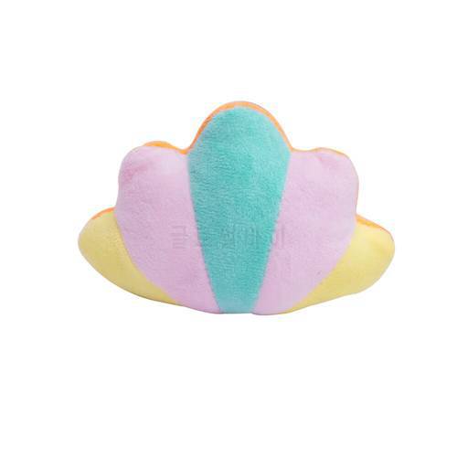 1PC Plush Vocal Pets Dog Toys Resistance to Bite Cleaning Teeth Dog Chew Puppy Training Toy Colored Clouds Shape Pet Accessories