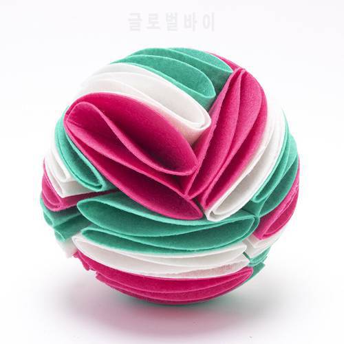 Simple Multicolors Pets Snuffle Ball Puppy Kitten Training Nosework Toys Dog Cat Slowing Feeding Interactive Pet Products