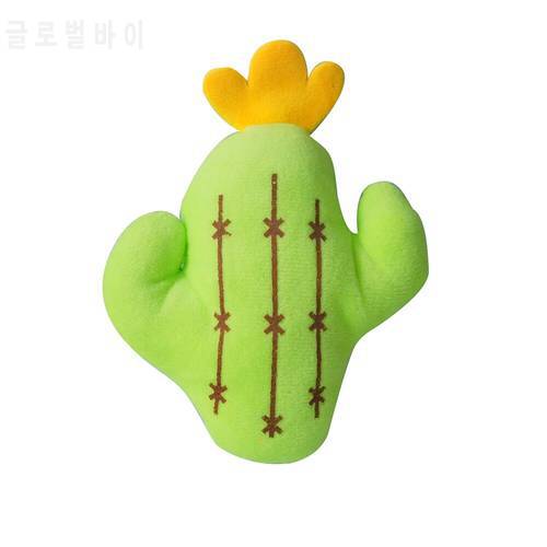 Soft Puppy Dog Plush Squeaky Toys for Puppies Dogs Plant Cactus Chewers for Pet Cat Products Pets Supplies Accessories