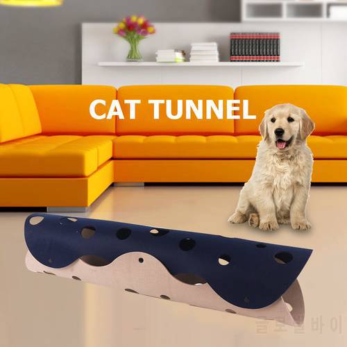 Cat Toy Felt Tunnel Deformable Nest Collapsible Tube House Interactive Pet Toy Foldable Channel Puzzle Supplies