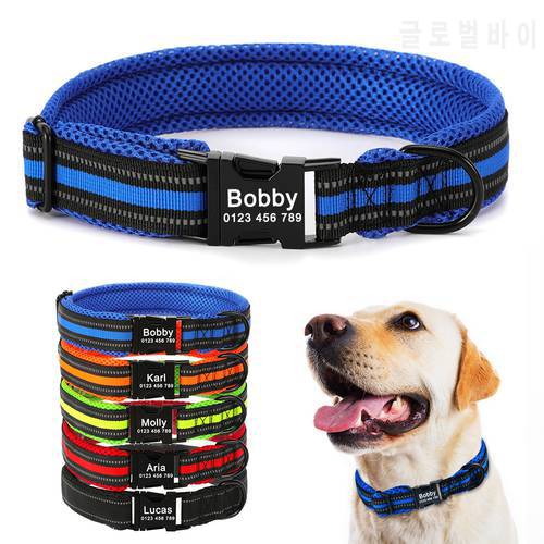 Custom Dog Collar Adjustable Pet Collar Breathable Mesh Collar Can Be Small, Medium And Large Collar Dog Collar Accessories